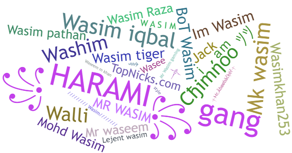 Soprannomi per Wasim