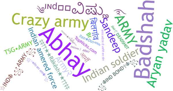 Soprannomi per IndianArmy