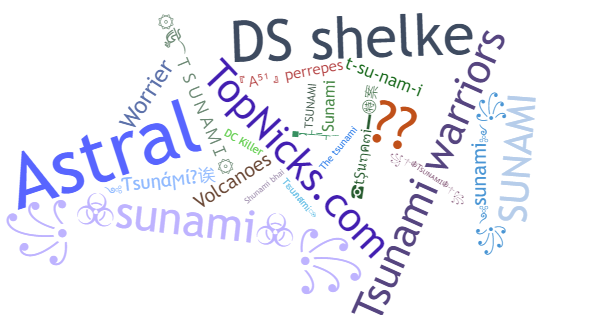 Soprannomi per Tsunami