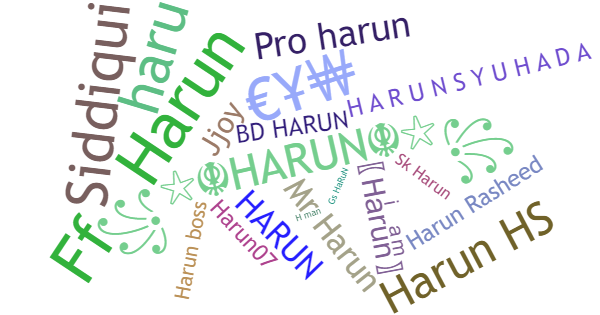 Soprannomi per Harun