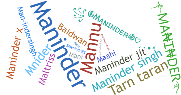 Soprannomi per Maninder