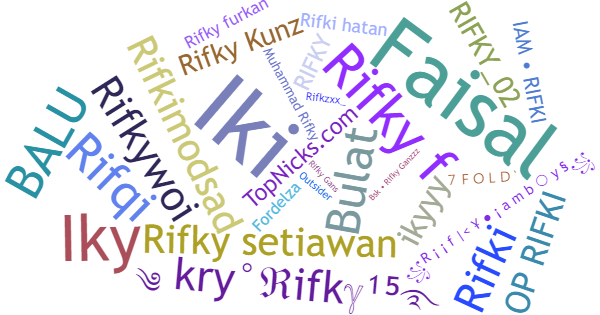 Soprannomi per Rifky