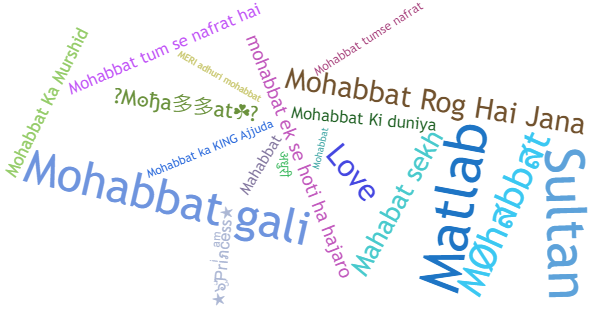 Soprannomi per Mohabbat