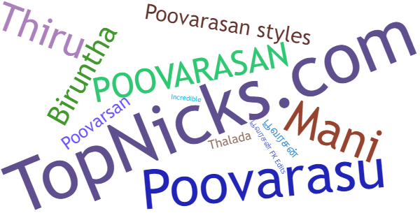 Soprannomi per Poovarasan