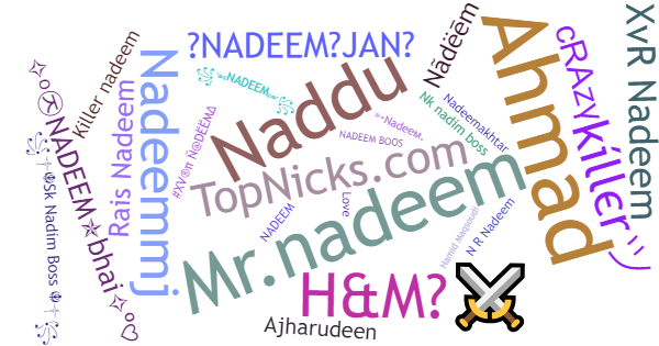 Soprannomi per Nadeem