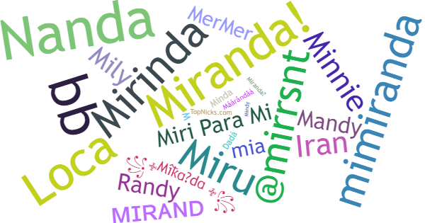 Soprannomi per Miranda