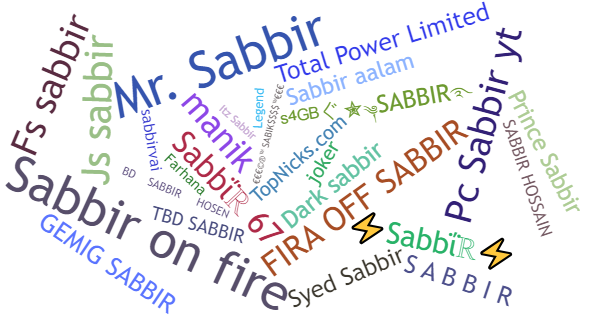 Soprannomi per Sabbir