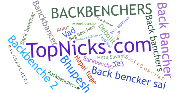 Soprannomi per Backbenchers