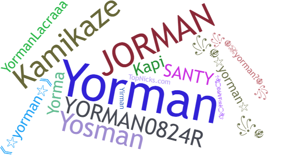 Soprannomi per Yorman