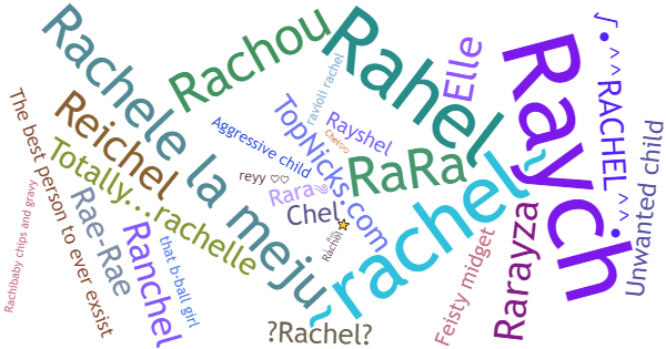 Soprannomi per Rachel