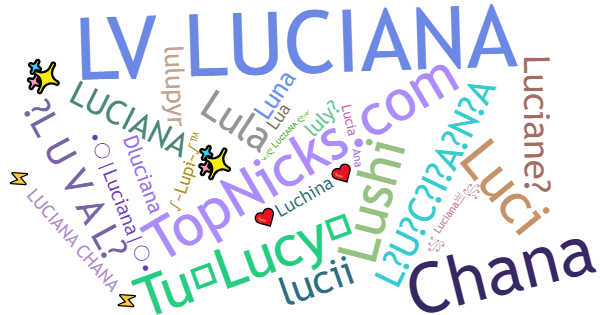 Soprannomi per Luciana