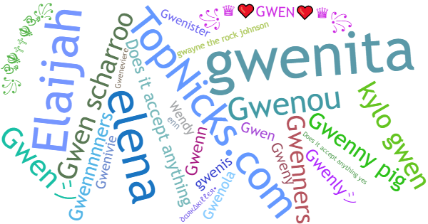 Soprannomi per Gwen