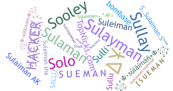 Soprannomi per Sulaiman