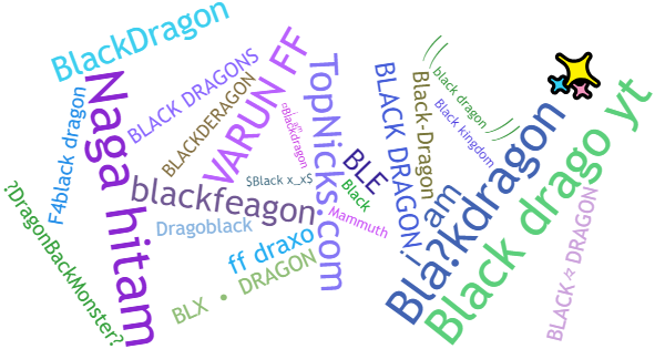 Soprannomi per Blackdragon