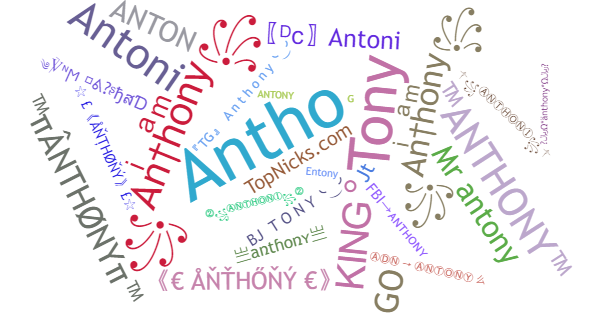 Soprannomi per Anthony