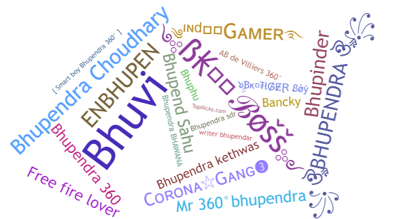 Soprannomi per Bhupendra